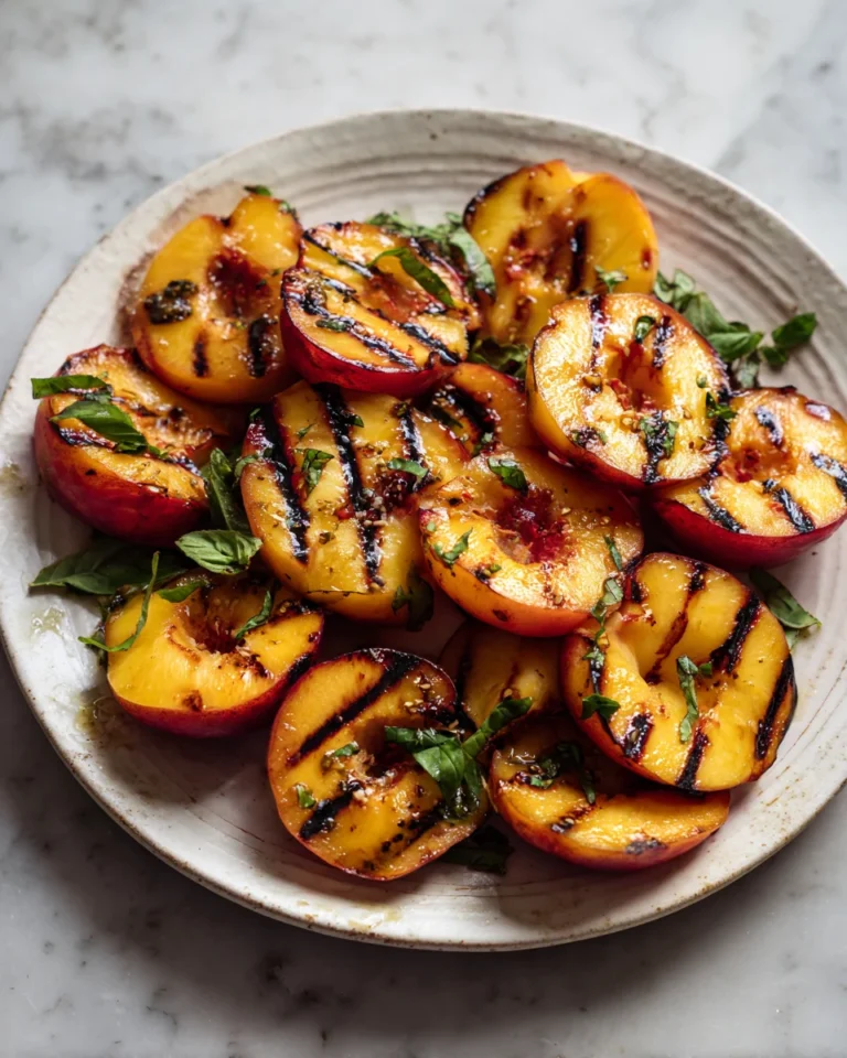 Grilled Peaches Recipe