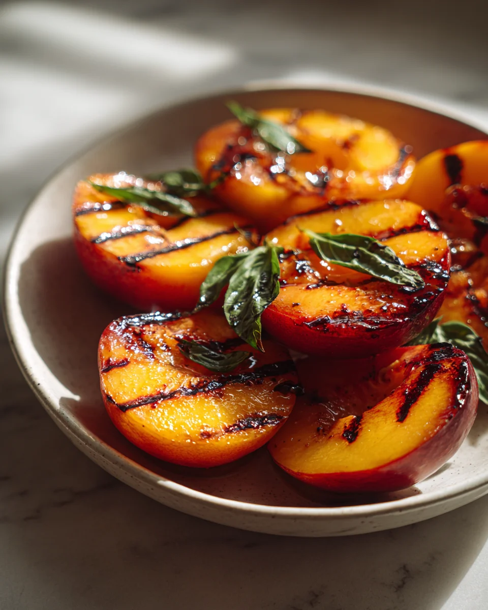 Grilled Peaches Recipe