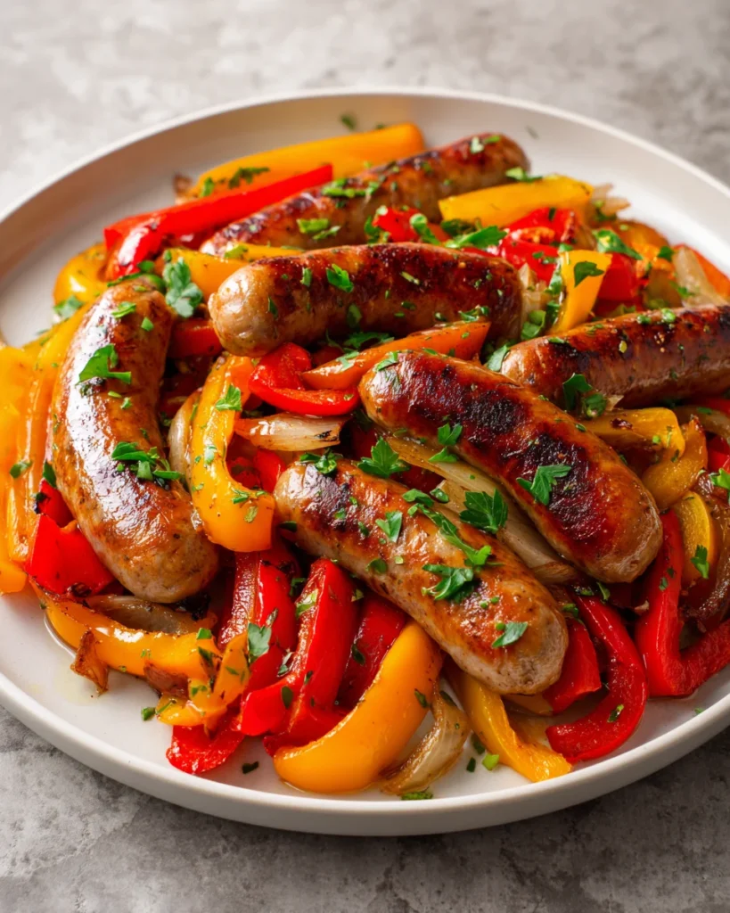 Grilled Sausage And Peppers