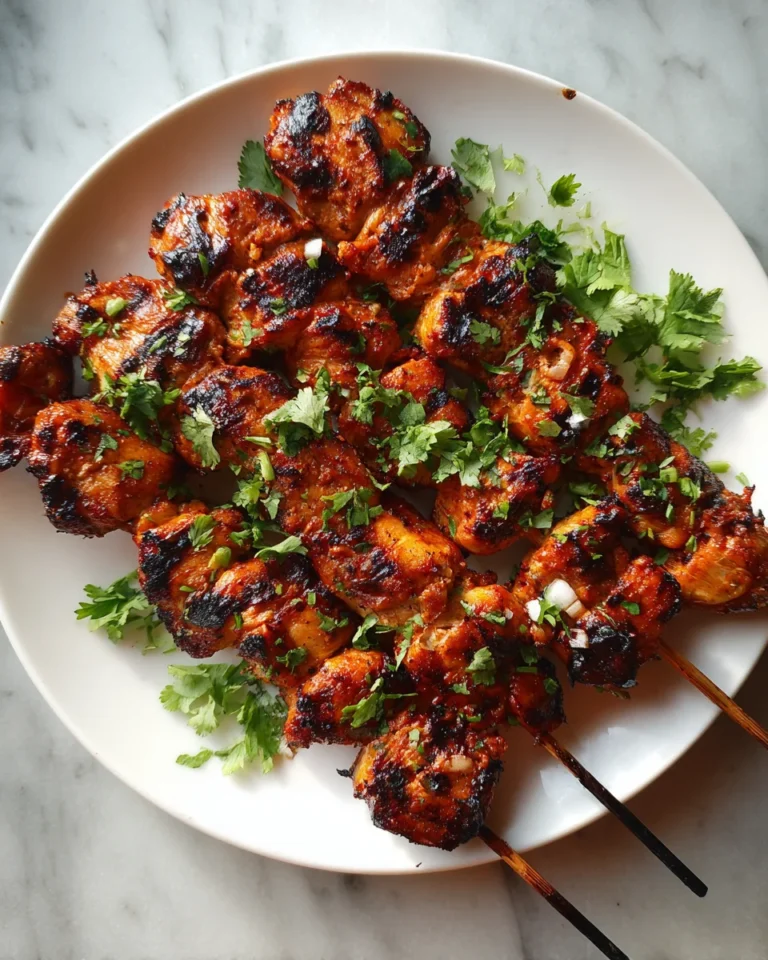 Grilled Thai Coconut Chicken Skewers