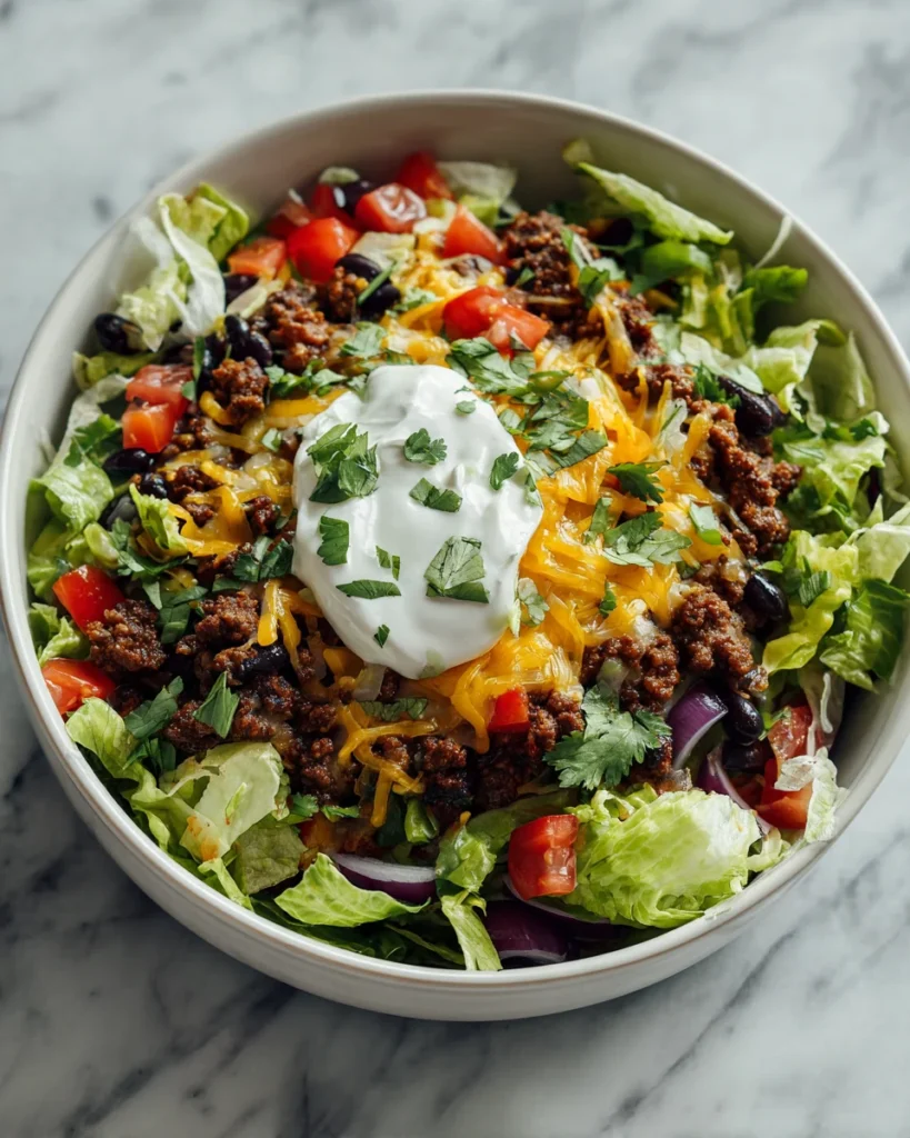 Ground Beef Taco Bowl