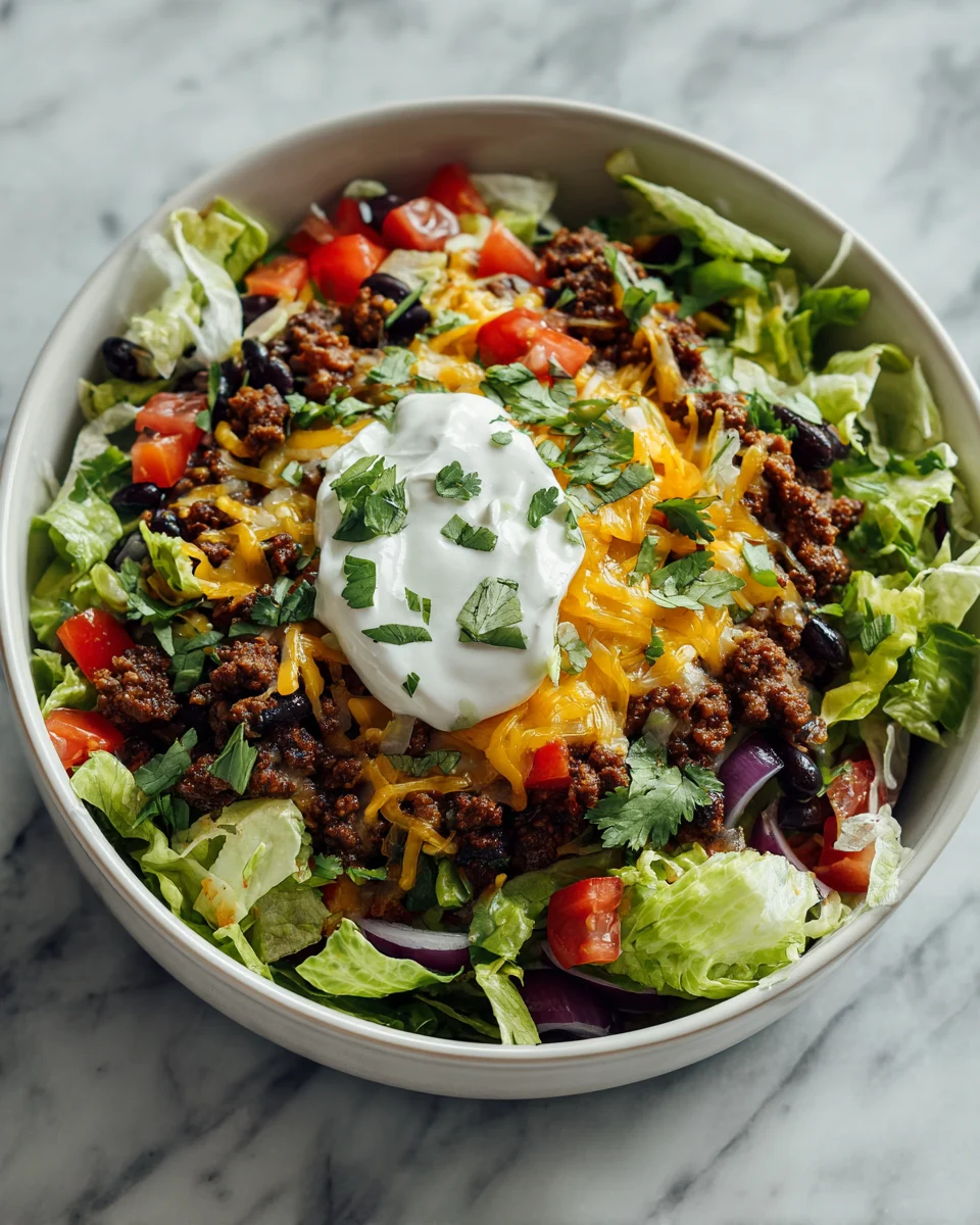 Ground Beef Taco Bowl
