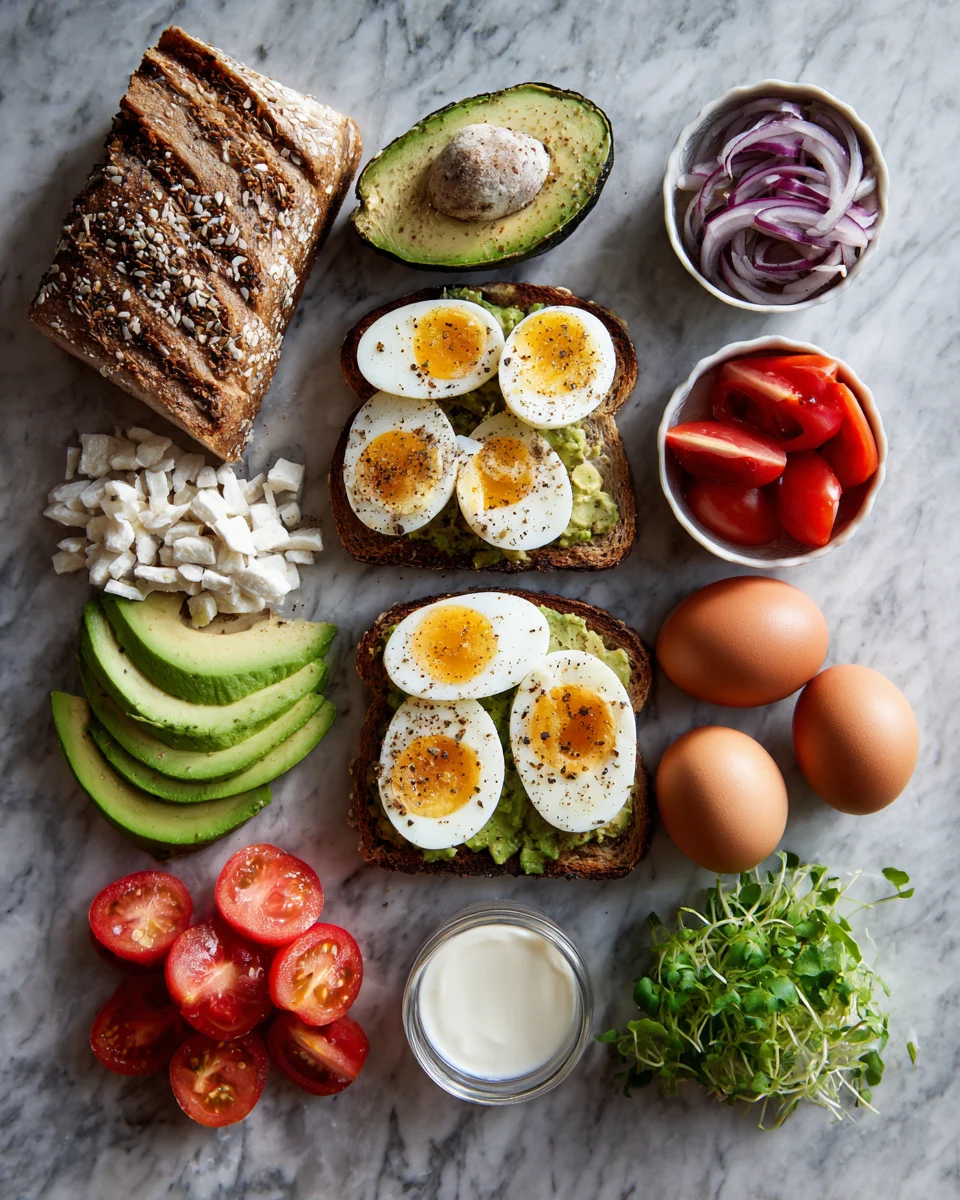 High Protein Avocado Toast