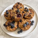 High Protein Blueberry Oat Cups