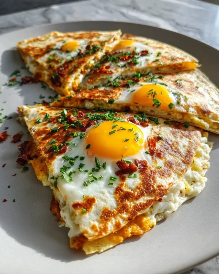 High Protein Breakfast Qesadilla