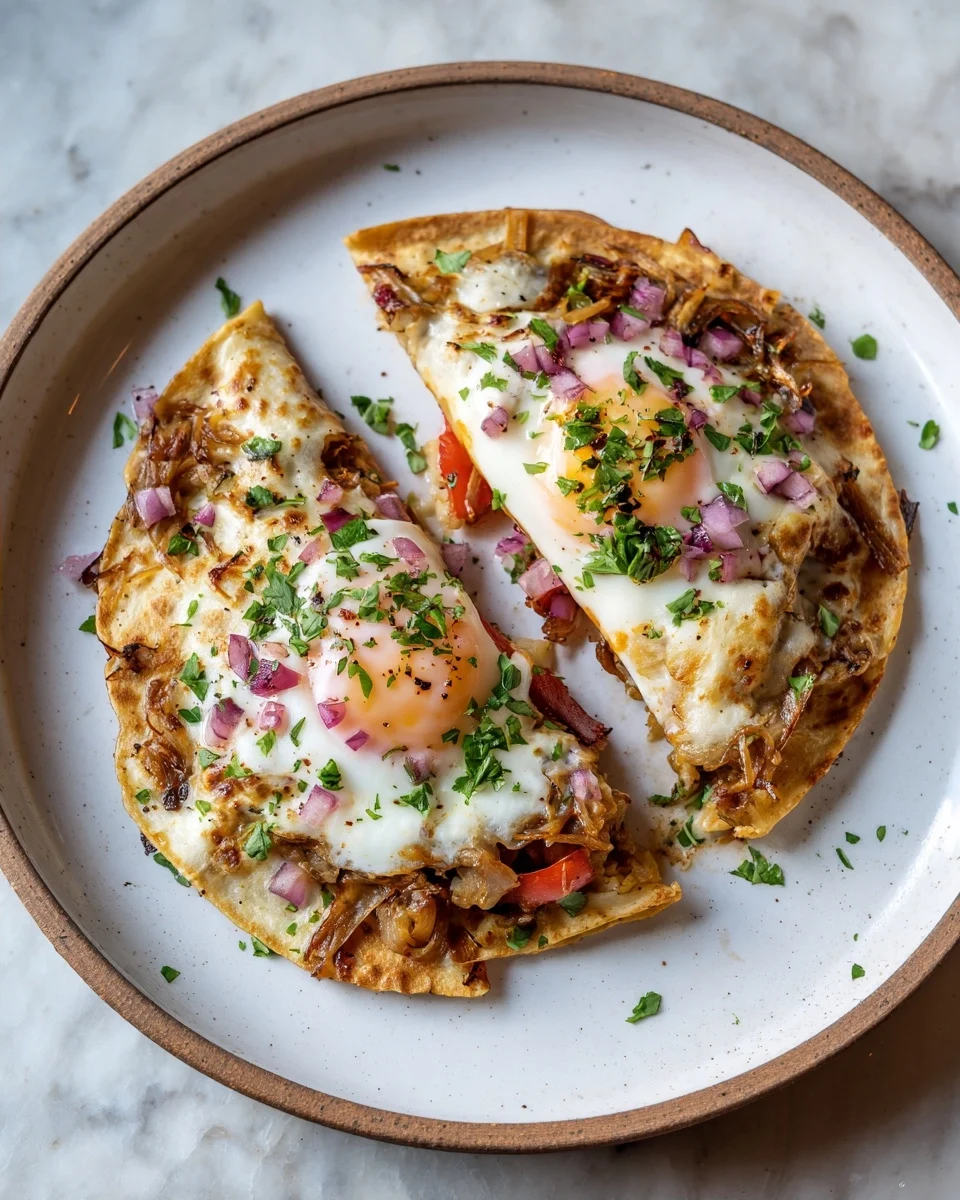 High Protein Breakfast Qesadilla