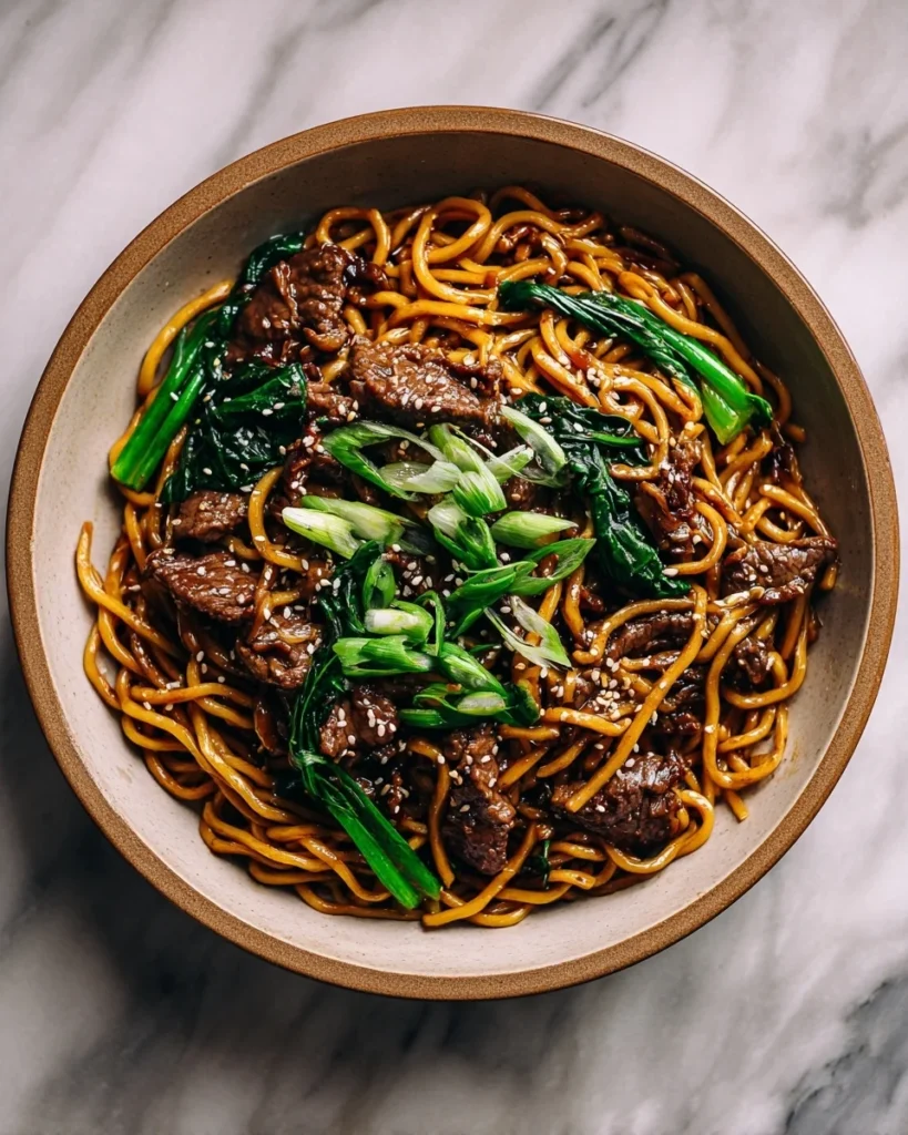 Hoisin Beef Noodles Recipe