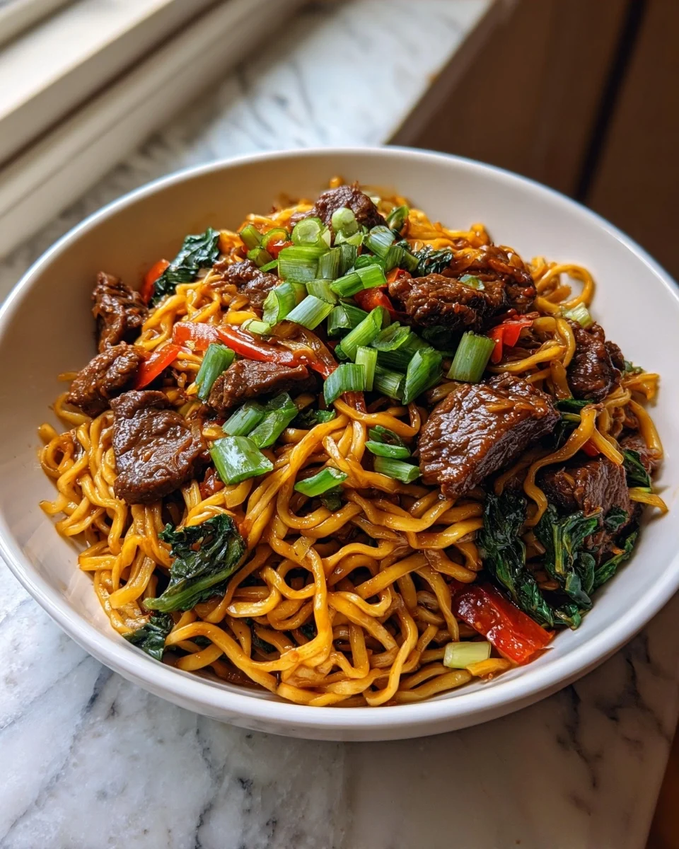 Hoisin Beef Noodles Recipe