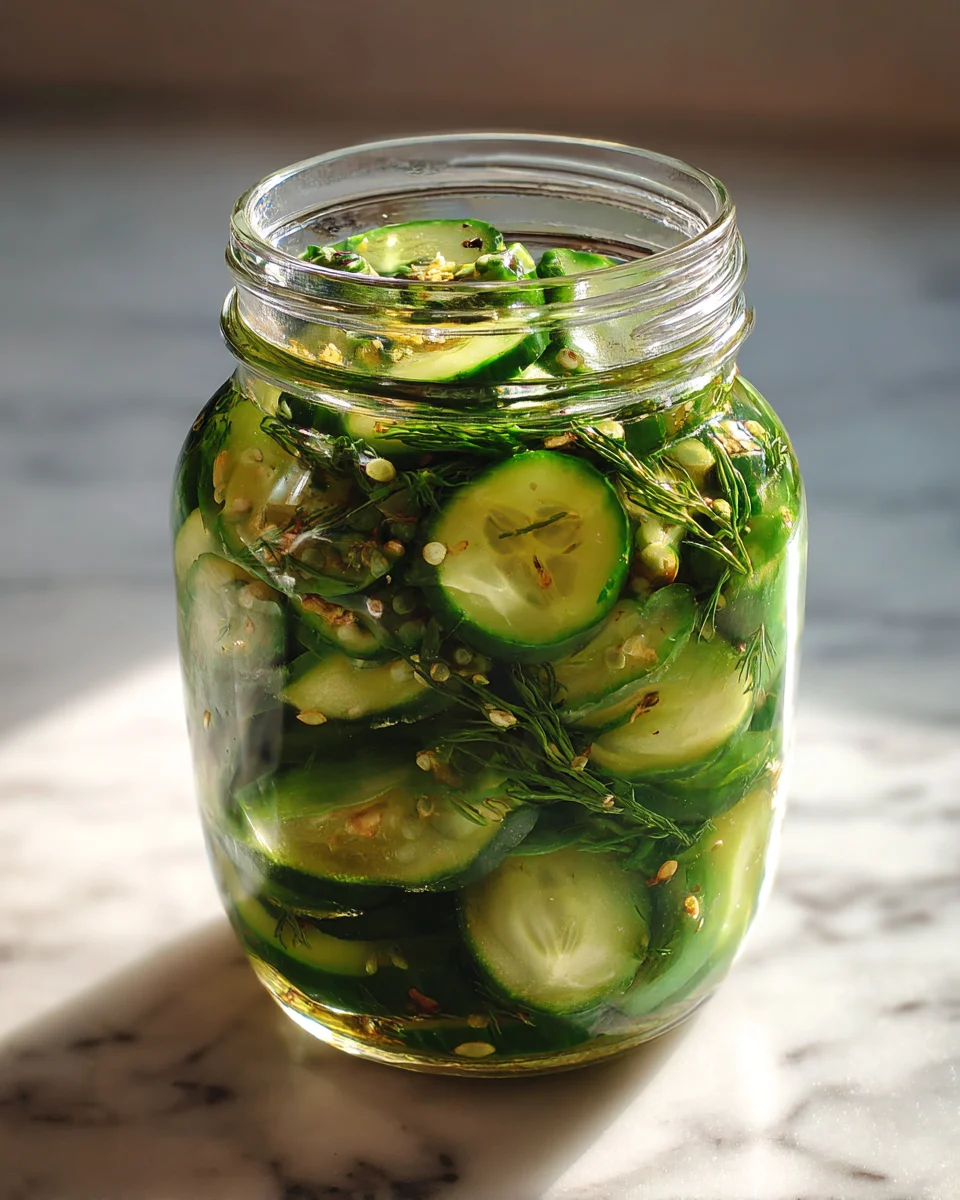 Homemade Refrigerator Pickles