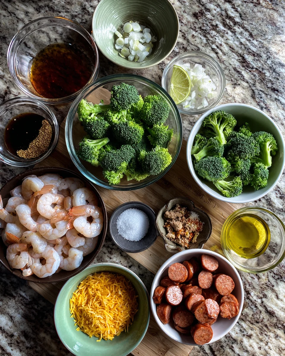 Honey Garlic Shrimp Sausage and Broccoli Recipe