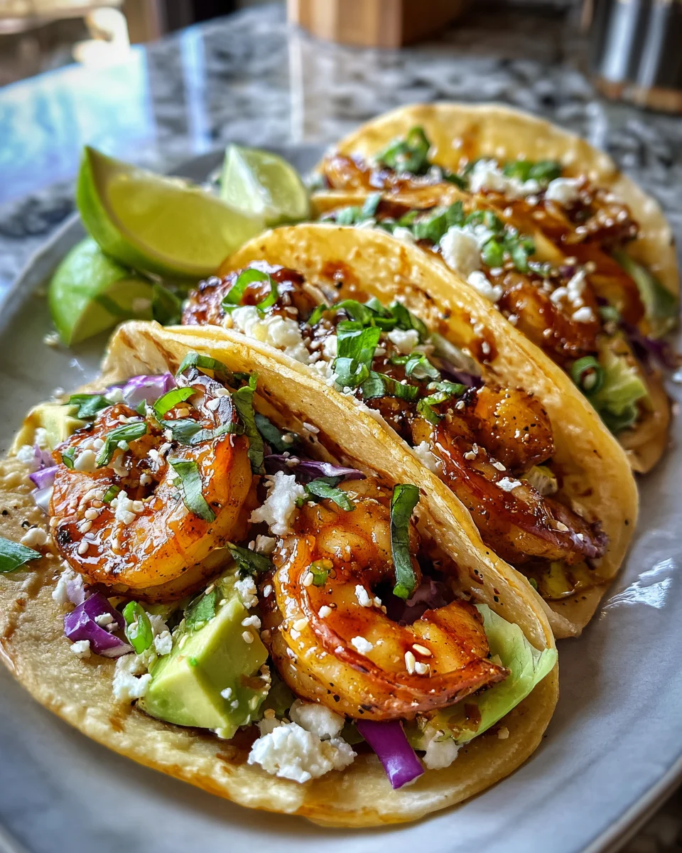 Honey Lime Shrimp Tacos