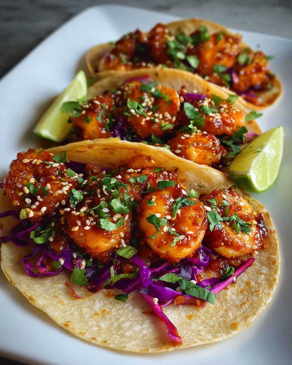 Honey Lime Shrimp Tacos