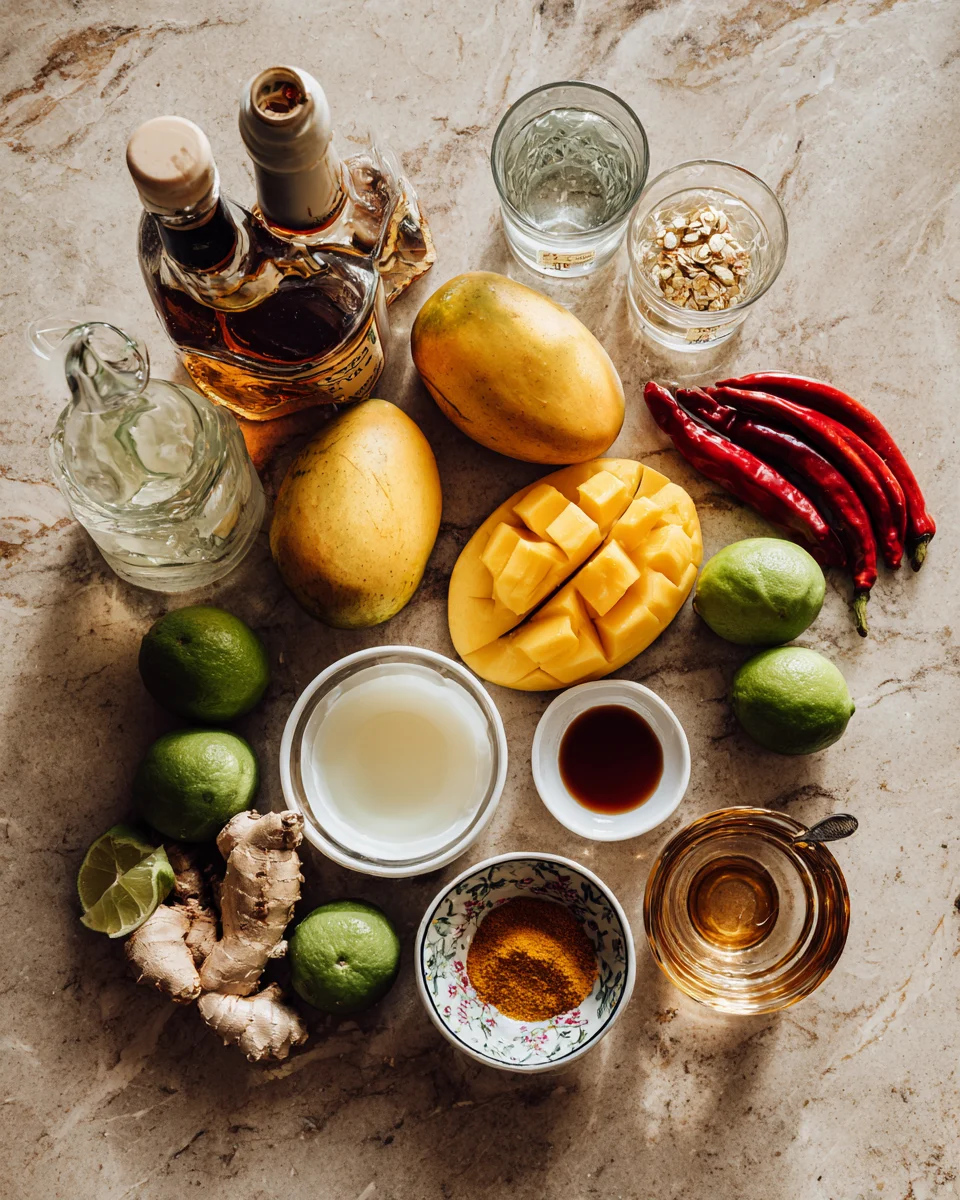 Hot Honey Spicy Mango Margarita