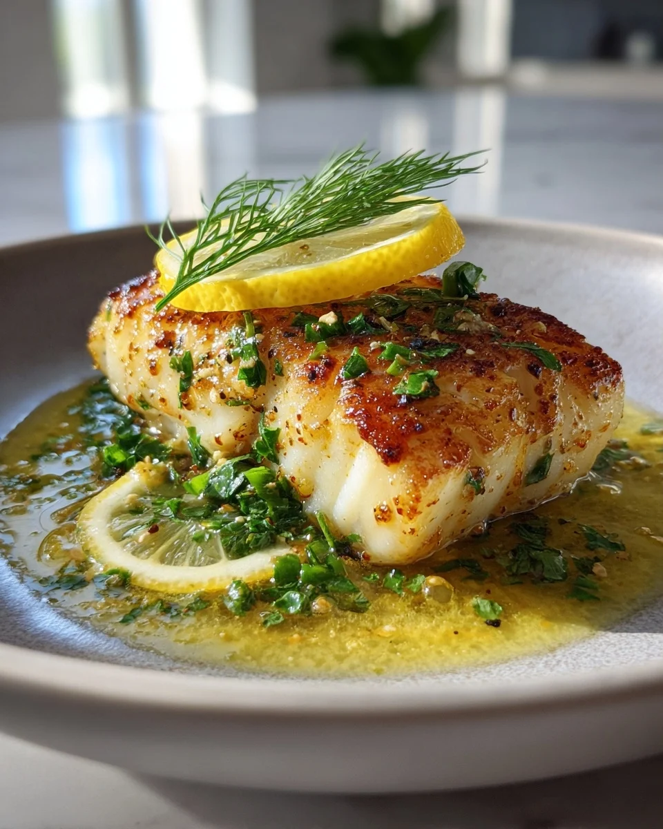 Lemon Butter Sautéed Cod