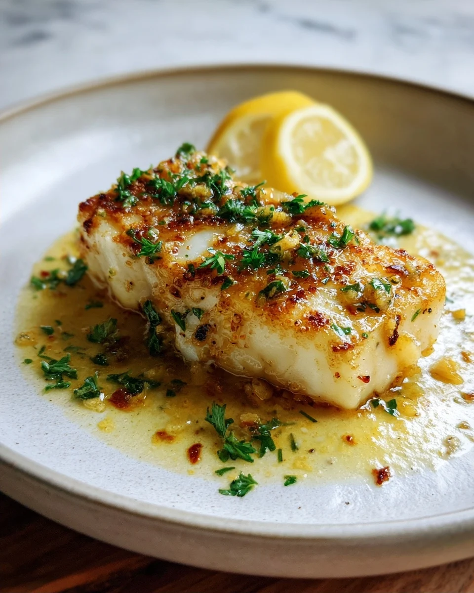 Lemon Butter Sautéed Cod