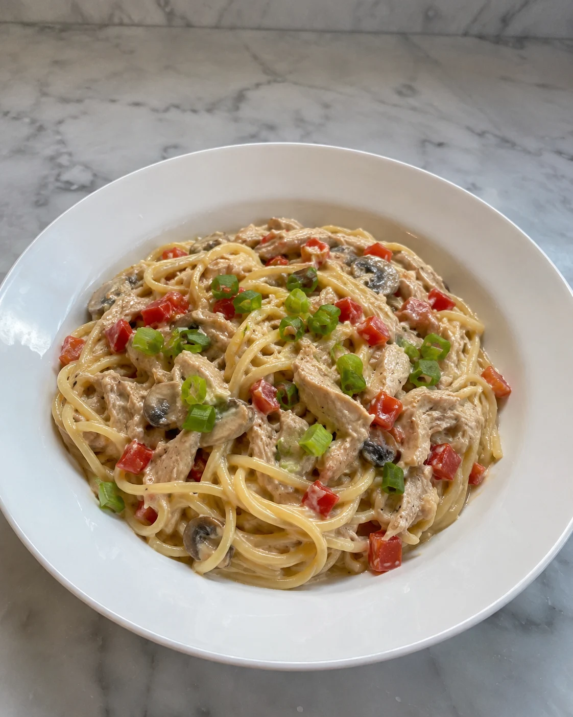 Magnolia Chicken Spaghetti