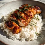 Maple Chicken and Coconut Rice