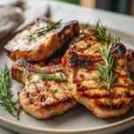 Maple Dijon Grilled Pork Chops