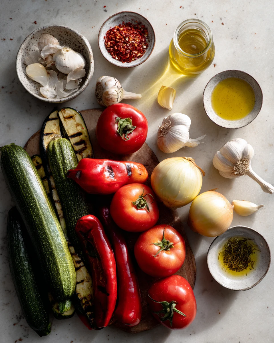 Mediterranean Grilled Vegetable Platter