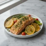 One Pan Lemon Butter Salmon
