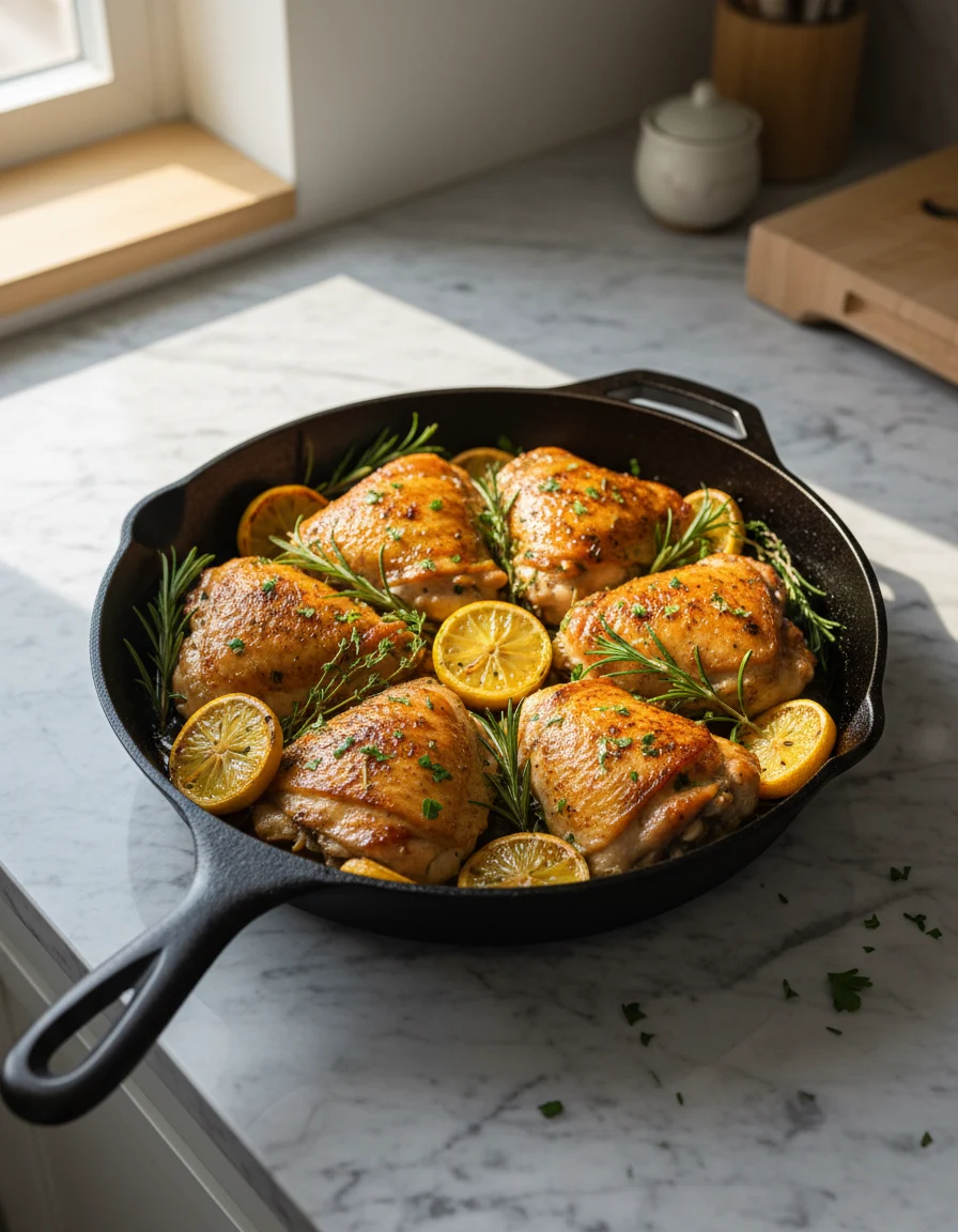 One Pan Lemon Herb Chicken
