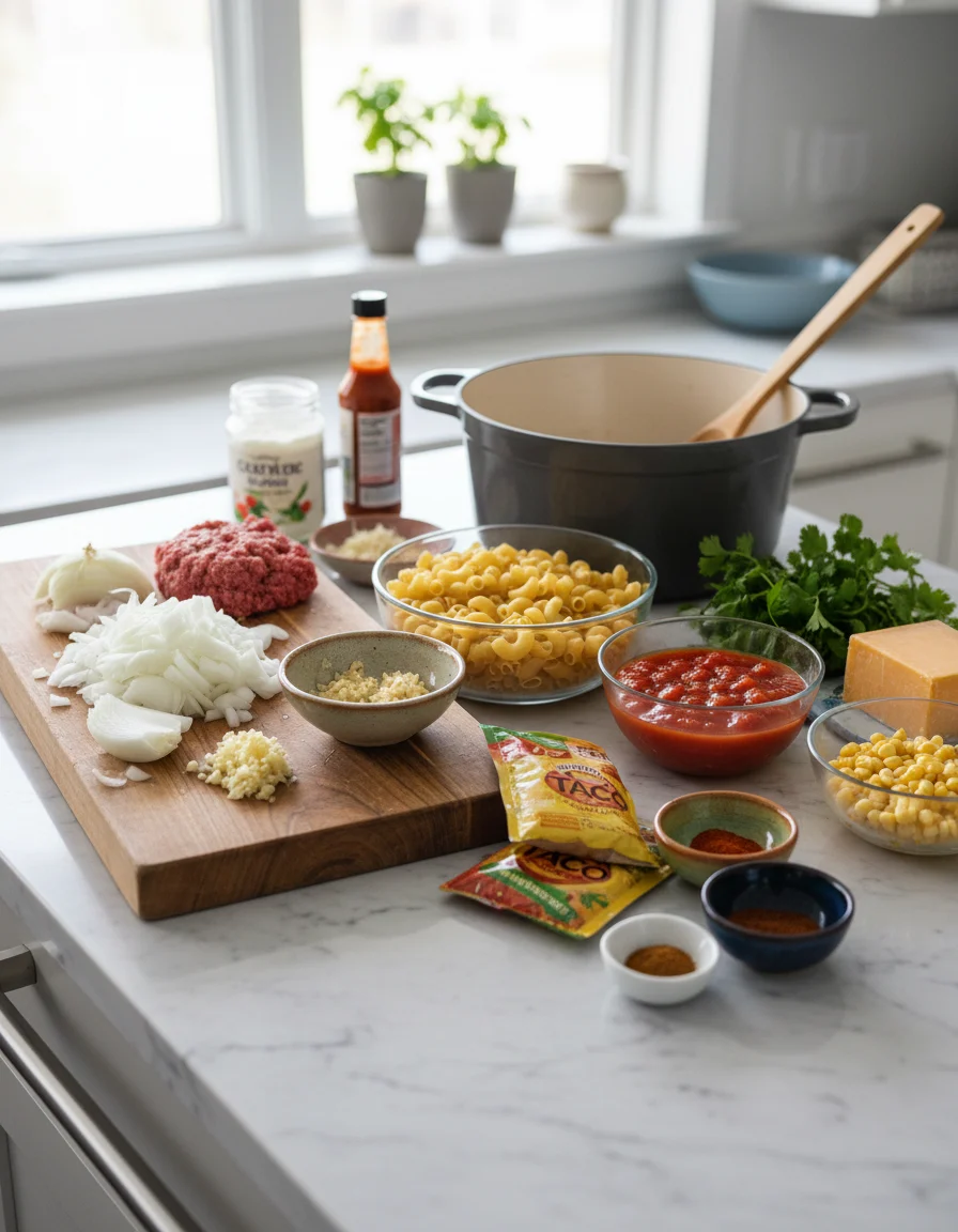 One Pot Taco Pasta
