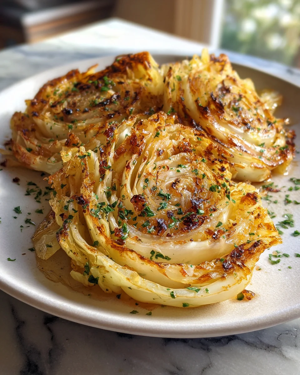 Oven Roasted Garlic Cabbage Steaks: A Delicious and Easy Recipe