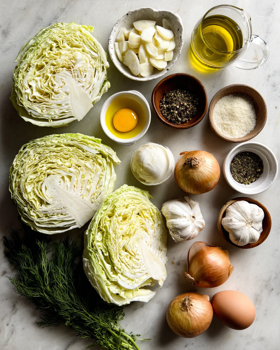 Oven Roasted Garlic Cabbage Steaks
