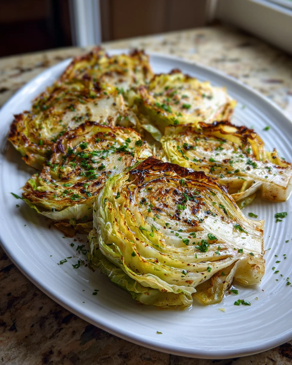 Oven Roasted Garlic Cabbage Steaks: A Delicious and Easy Recipe