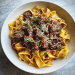 Oven Short Rib Ragu with Pappardelle