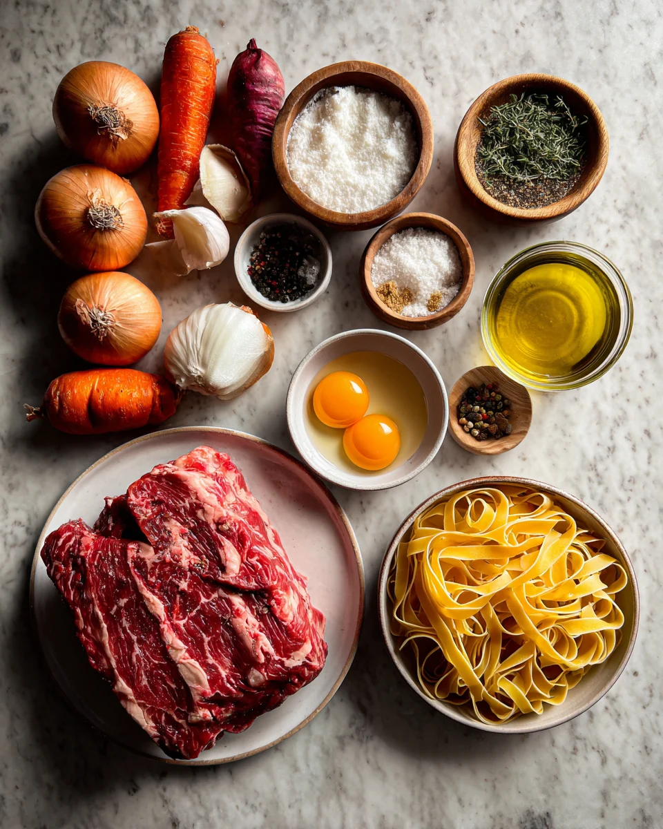 Oven Short Rib Ragu with Pappardelle