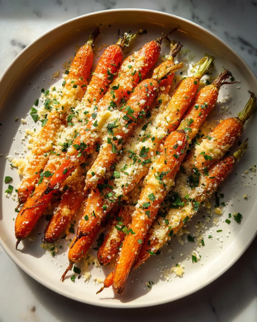 Parmesan Roasted Carrots
