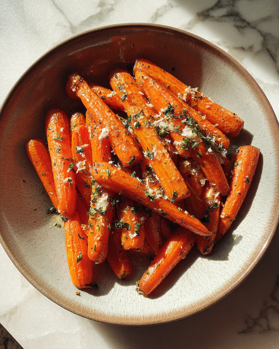 Parmesan Roasted Carrots