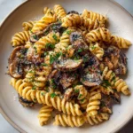 Pasta with Portobello Mushroom