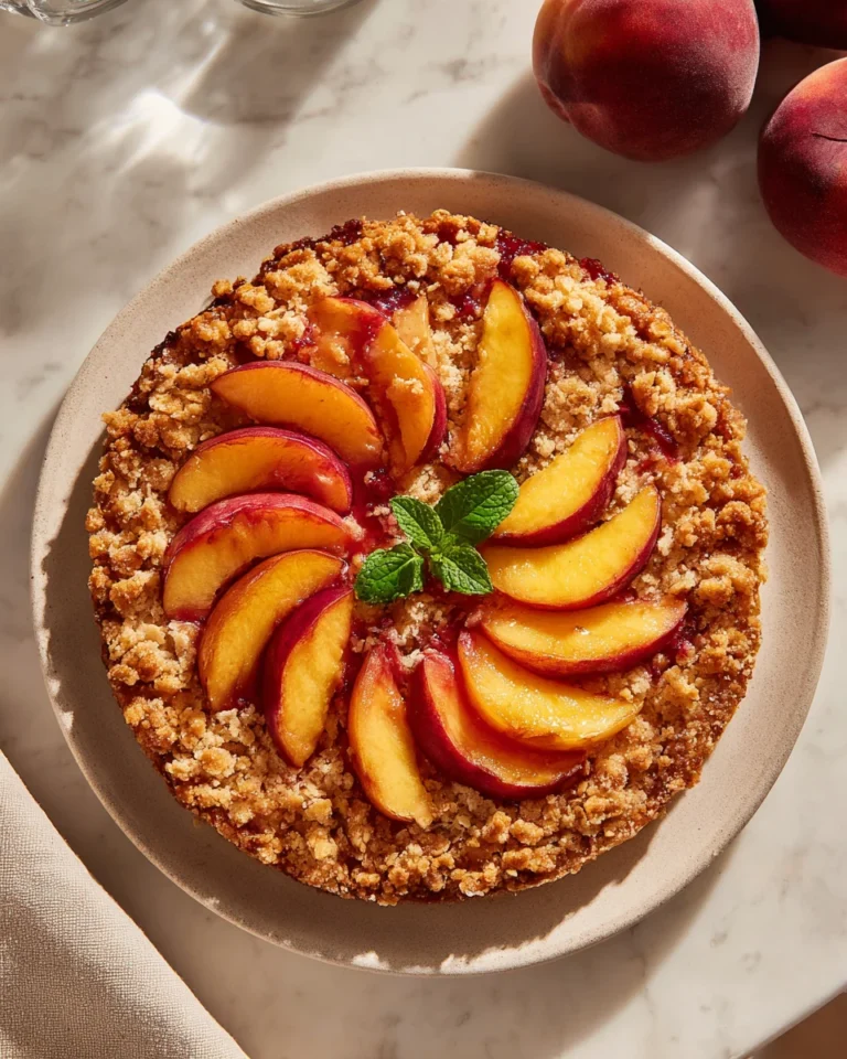 Easy Peach Crumble Recipe
