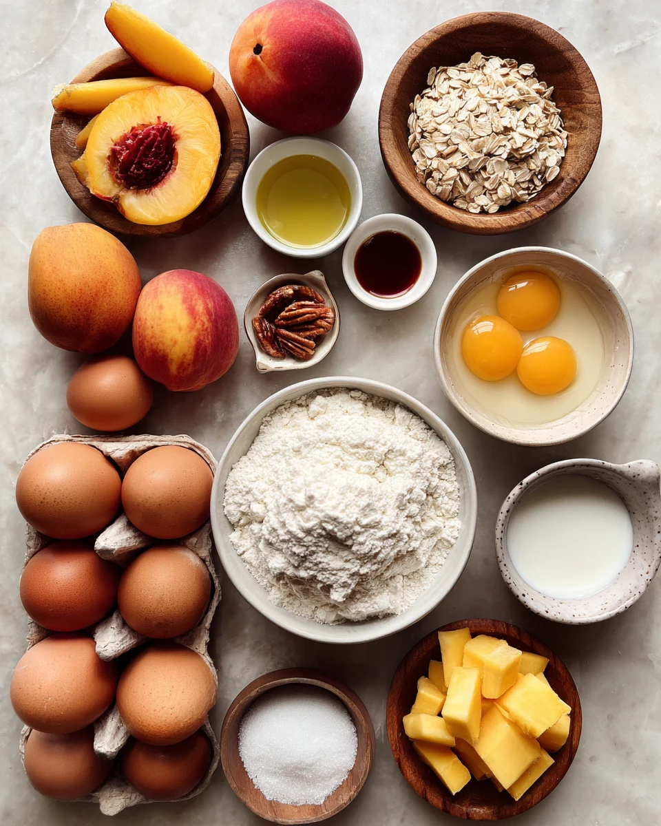 Easy Peach Muffins Recipe