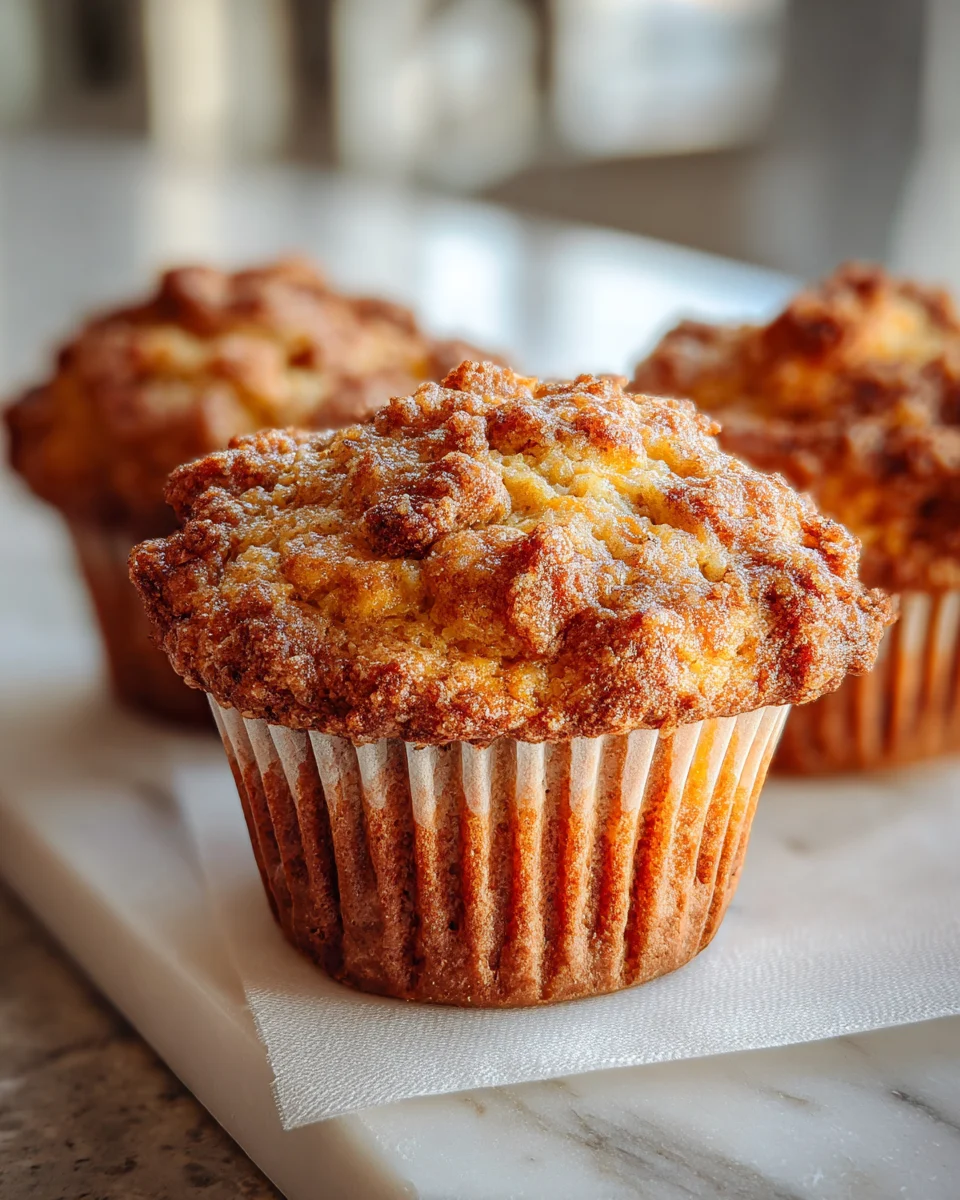 Easy Peach Muffins Recipe