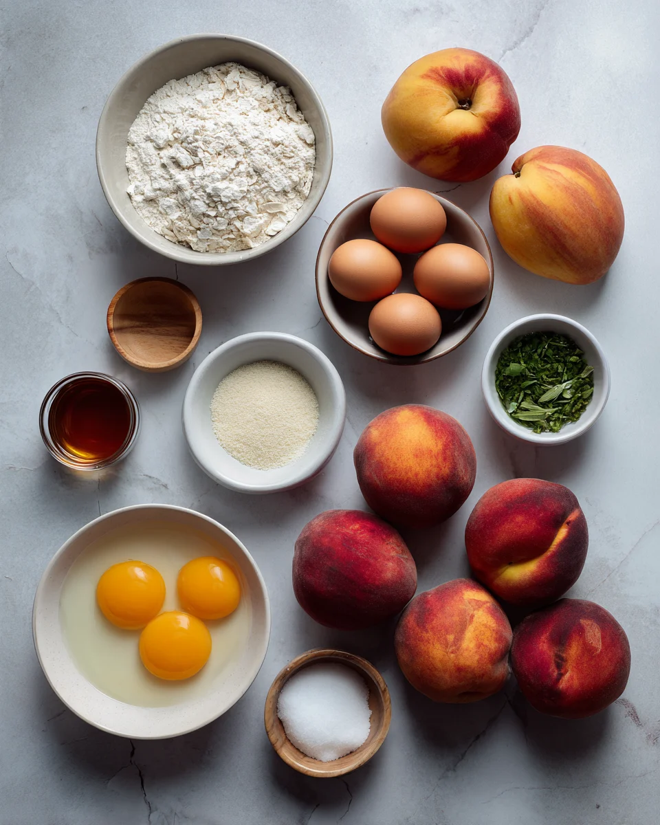 Easy Peach Upside Down Cake