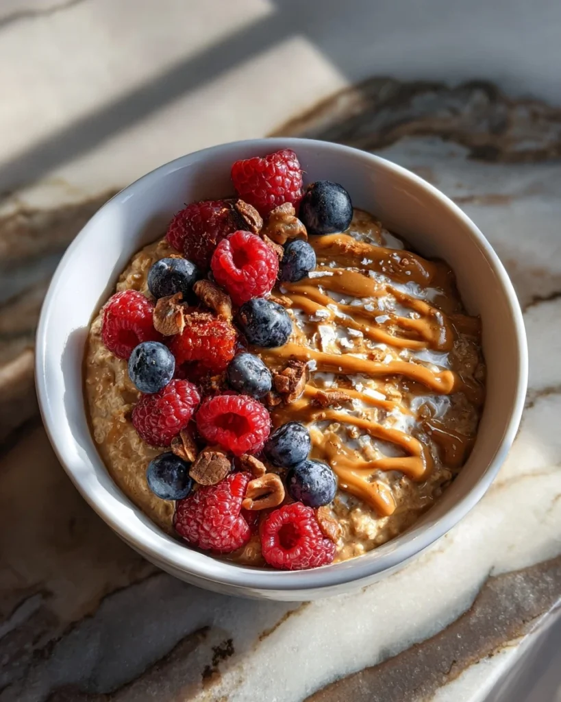 Peanut Butter Protein Overnight Oats