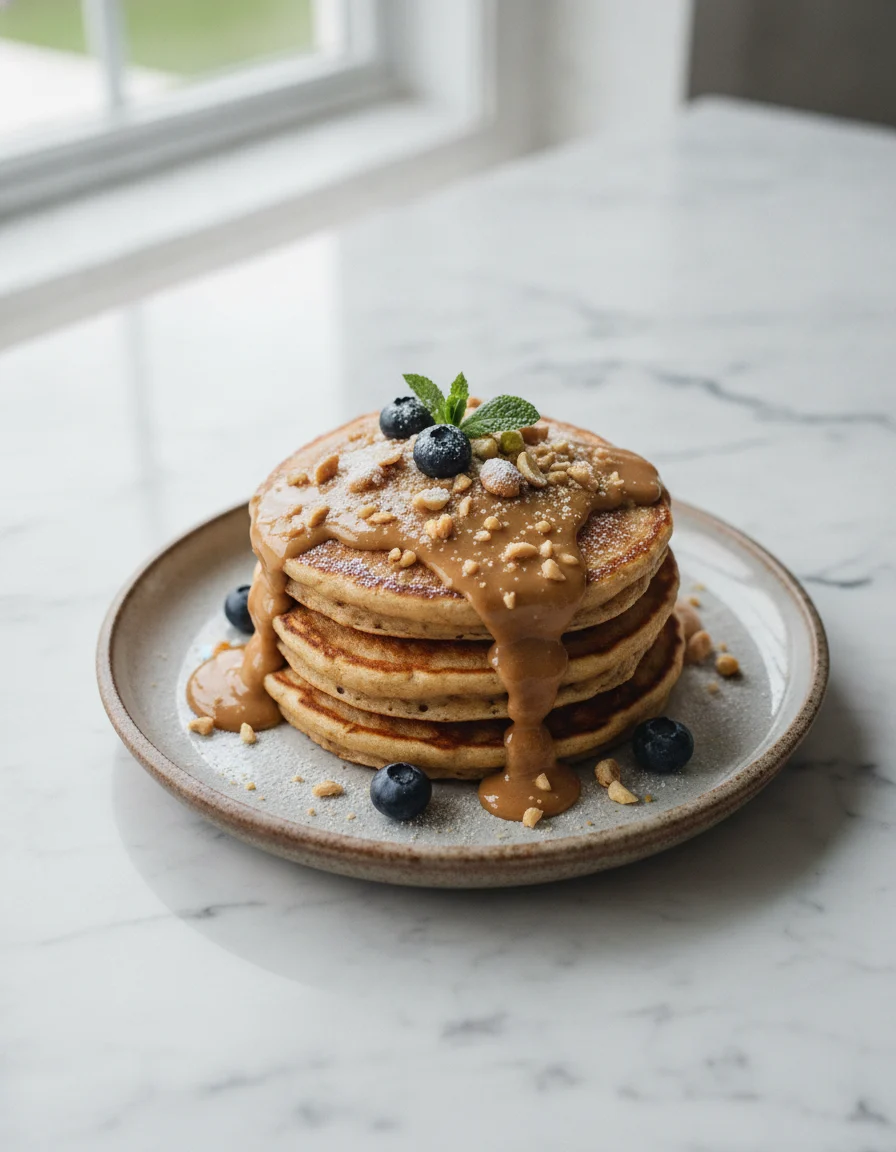 Peanut Butter Protein Pancakes