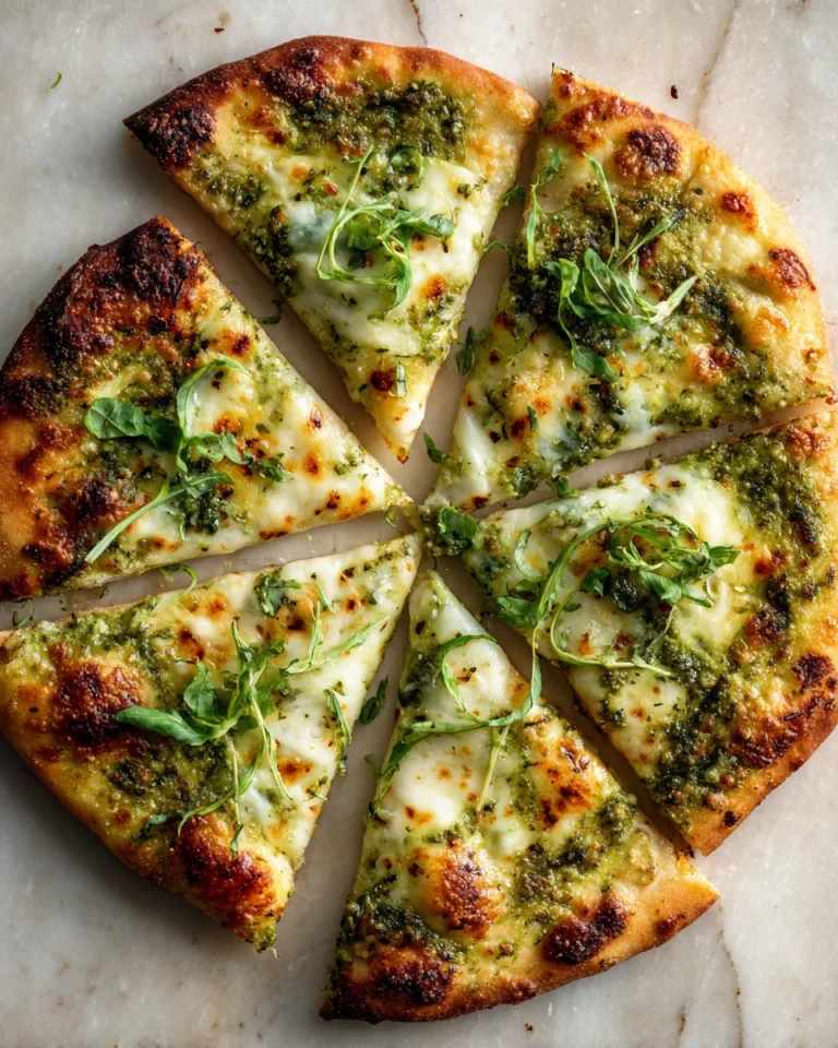 Pesto Flatbread Pizza