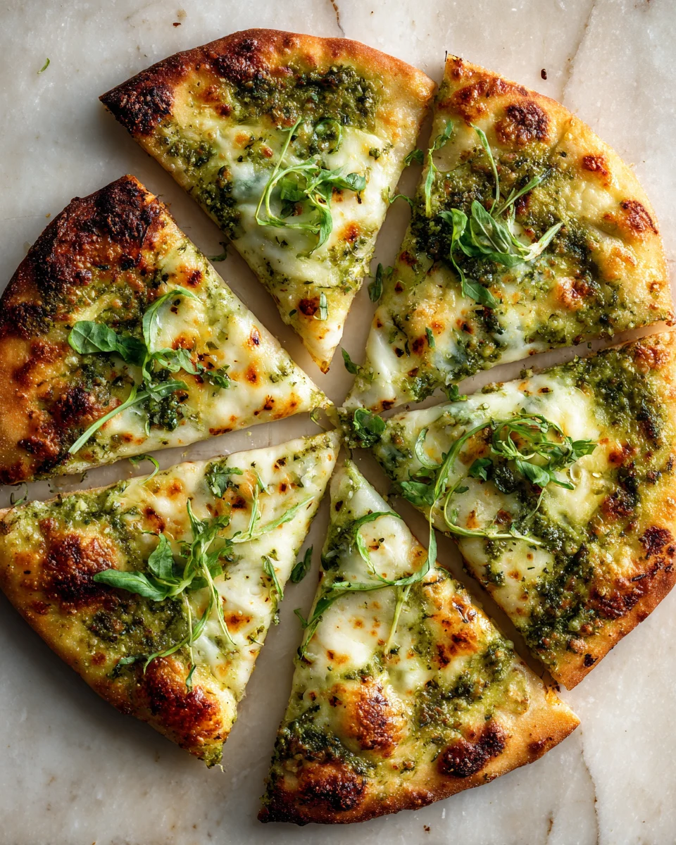 Pesto Flatbread Pizza