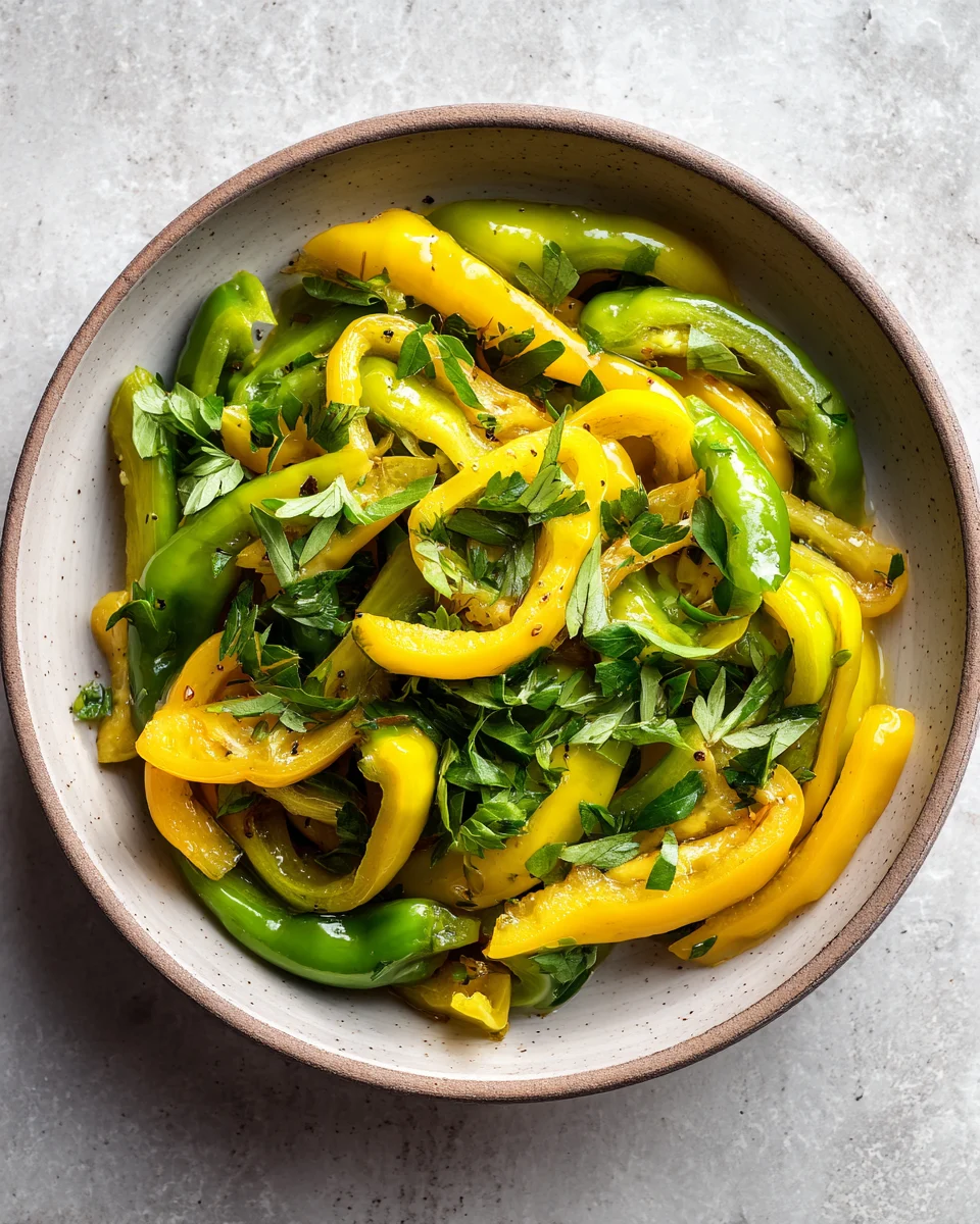 Easy Pickled Banana Peppers