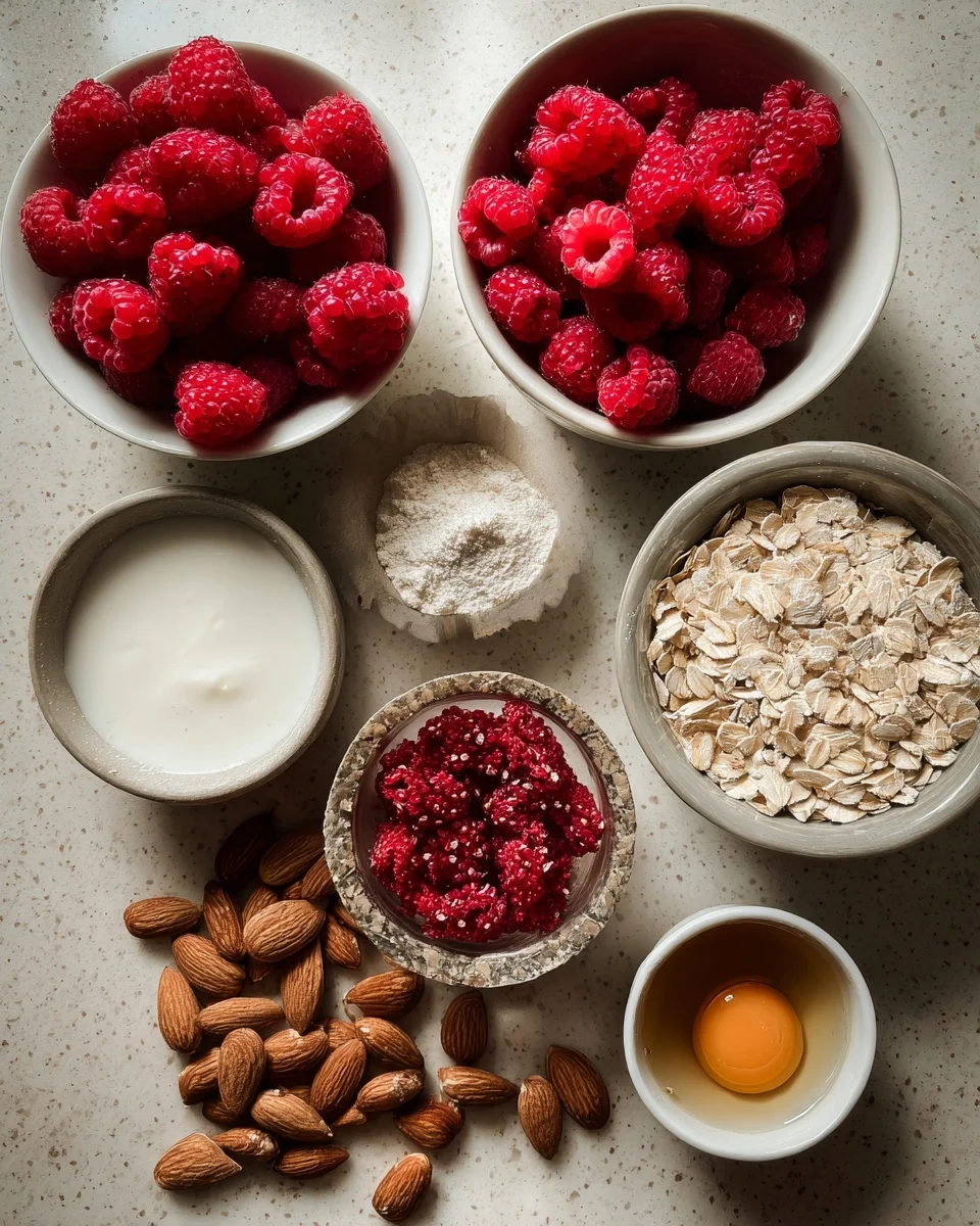 Raspberry Almond Overnight Oats