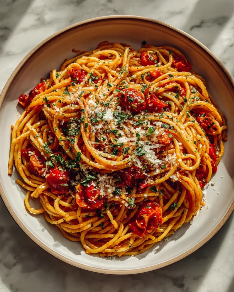 Roasted Red Pepper Pasta