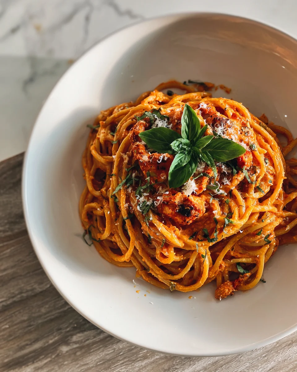 Roasted Red Pepper Pasta