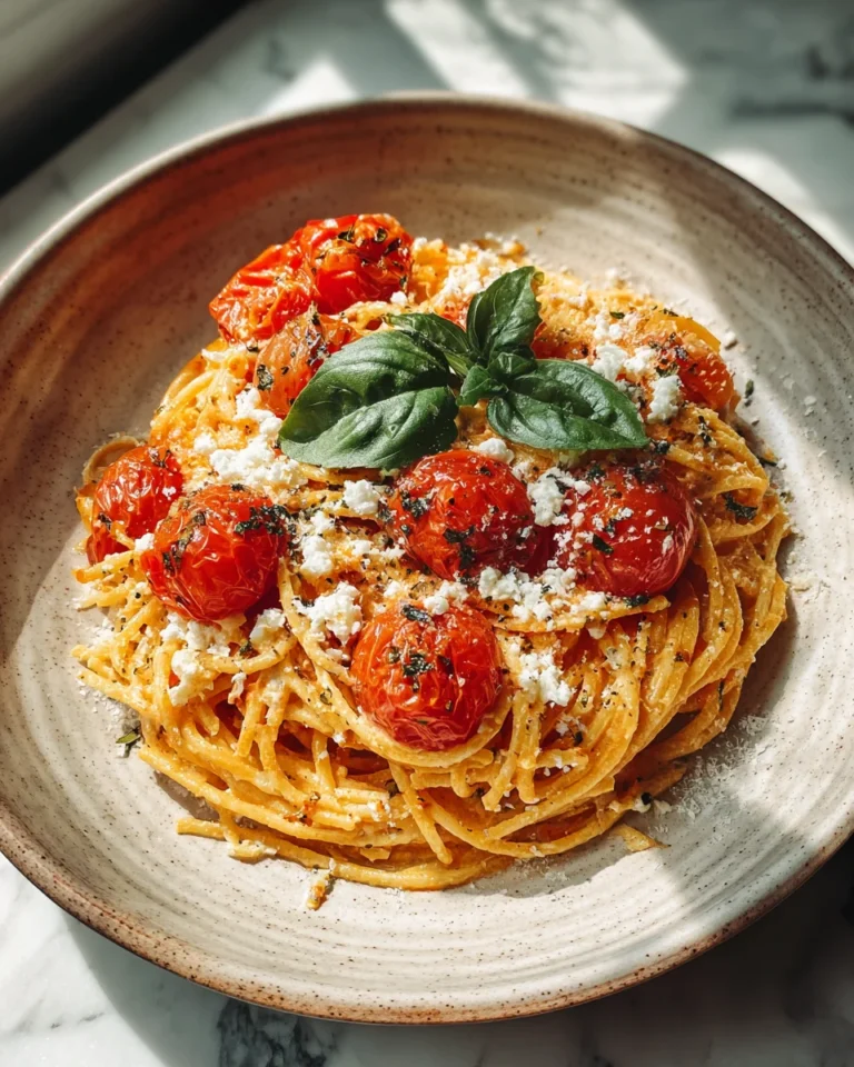Roasted Tomato and Garlic Ricotta Pasta