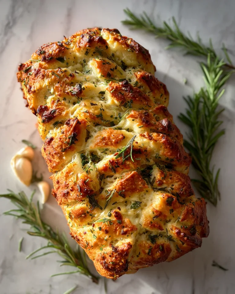 Rosemary Garlic Pull Apart Bread