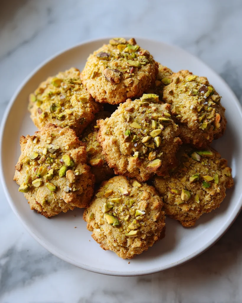 Salted Honey Pistachio Cookies
