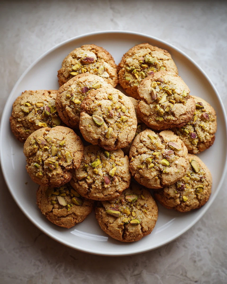 Salted Honey Pistachio Cookies